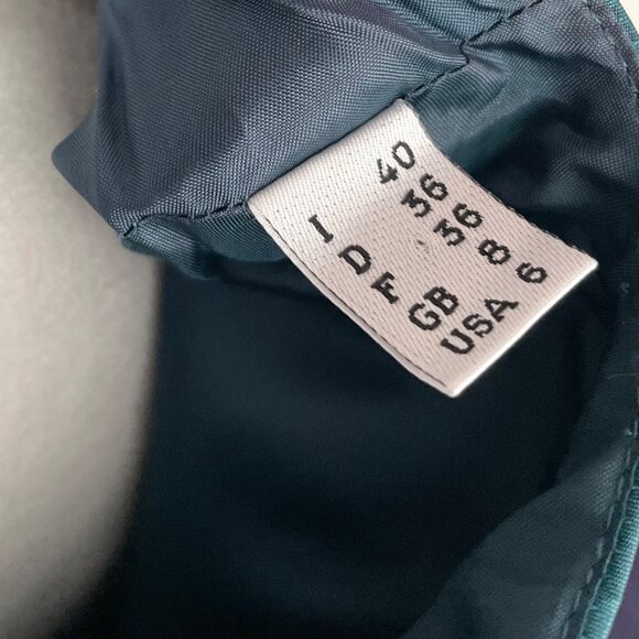 Moschino Teal Satin Cap Sleeve Party Dress - Picture 15 of 15